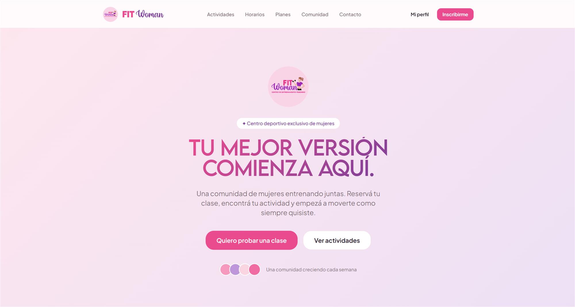 Fitwoman — Centro deportivo